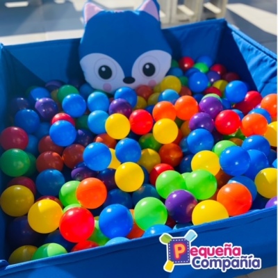 SUPER PELOTERO LOBO CON 200 PELOTITAS - Por pedido