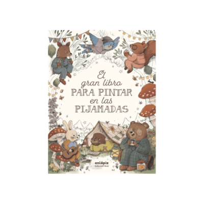 EL GRAN LIBRO PARA PINTAR EN LAS PIJAMADAS + TELÓN CASITA