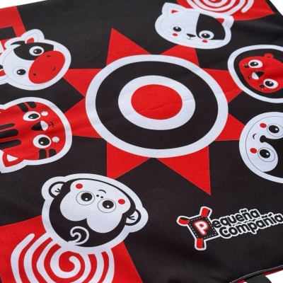 ALFOMBRA ALTO CONTRASTE ESTRELLA NEGRO